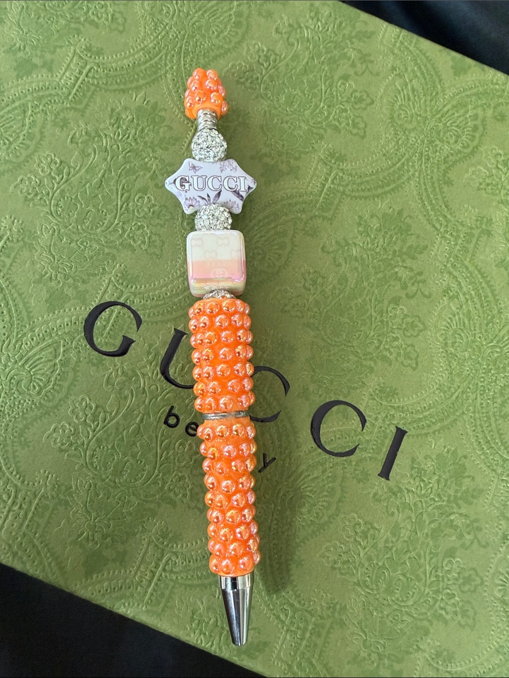 Handcrafted beaded pen stylish for any occasion